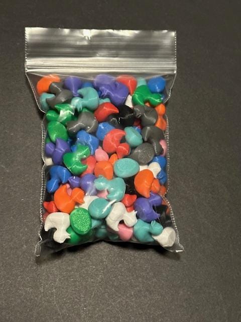 100 Multicolored Ducks