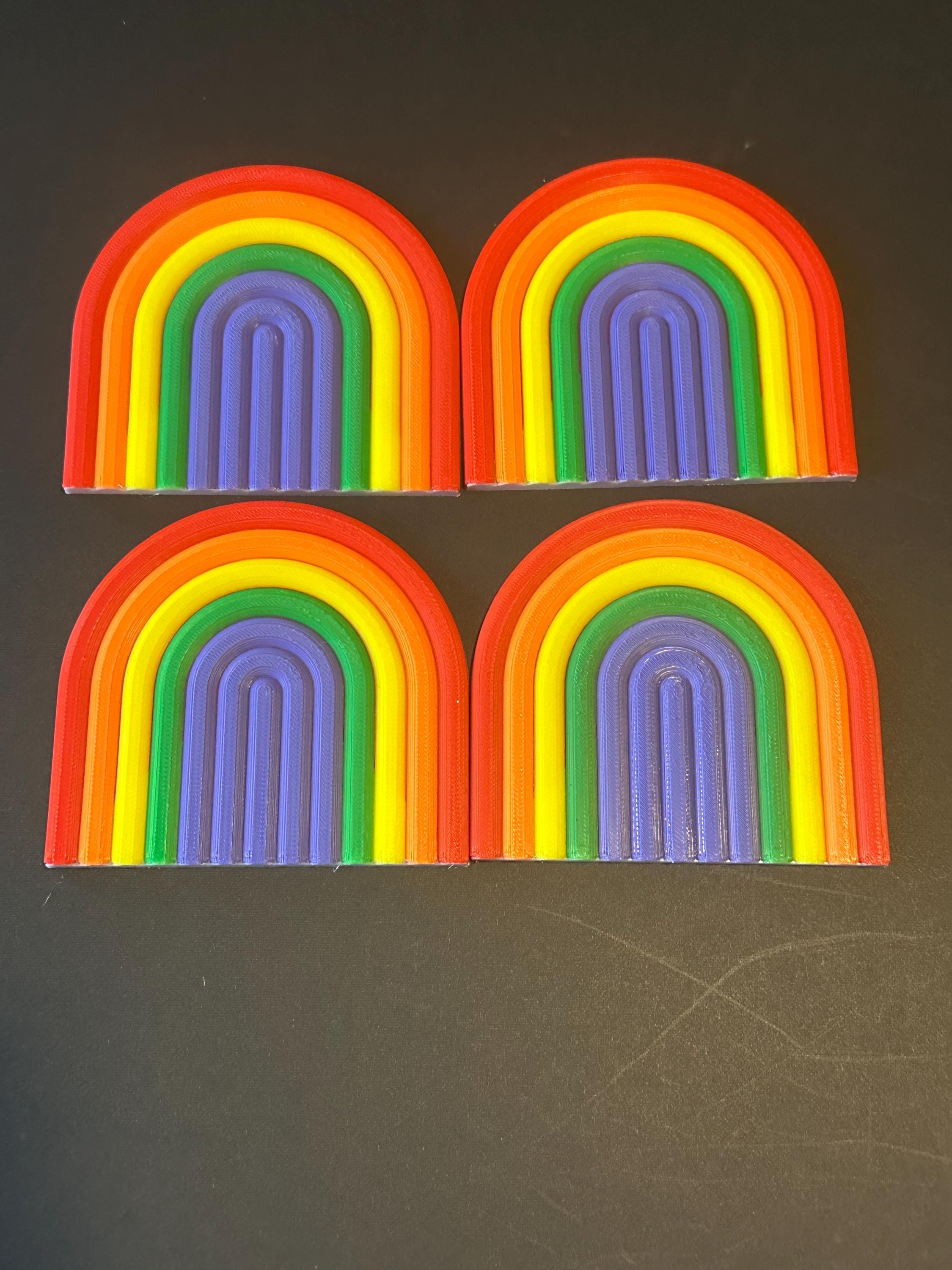 Rainbow Coasters