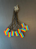 3D Printed Pride Flag Necklace