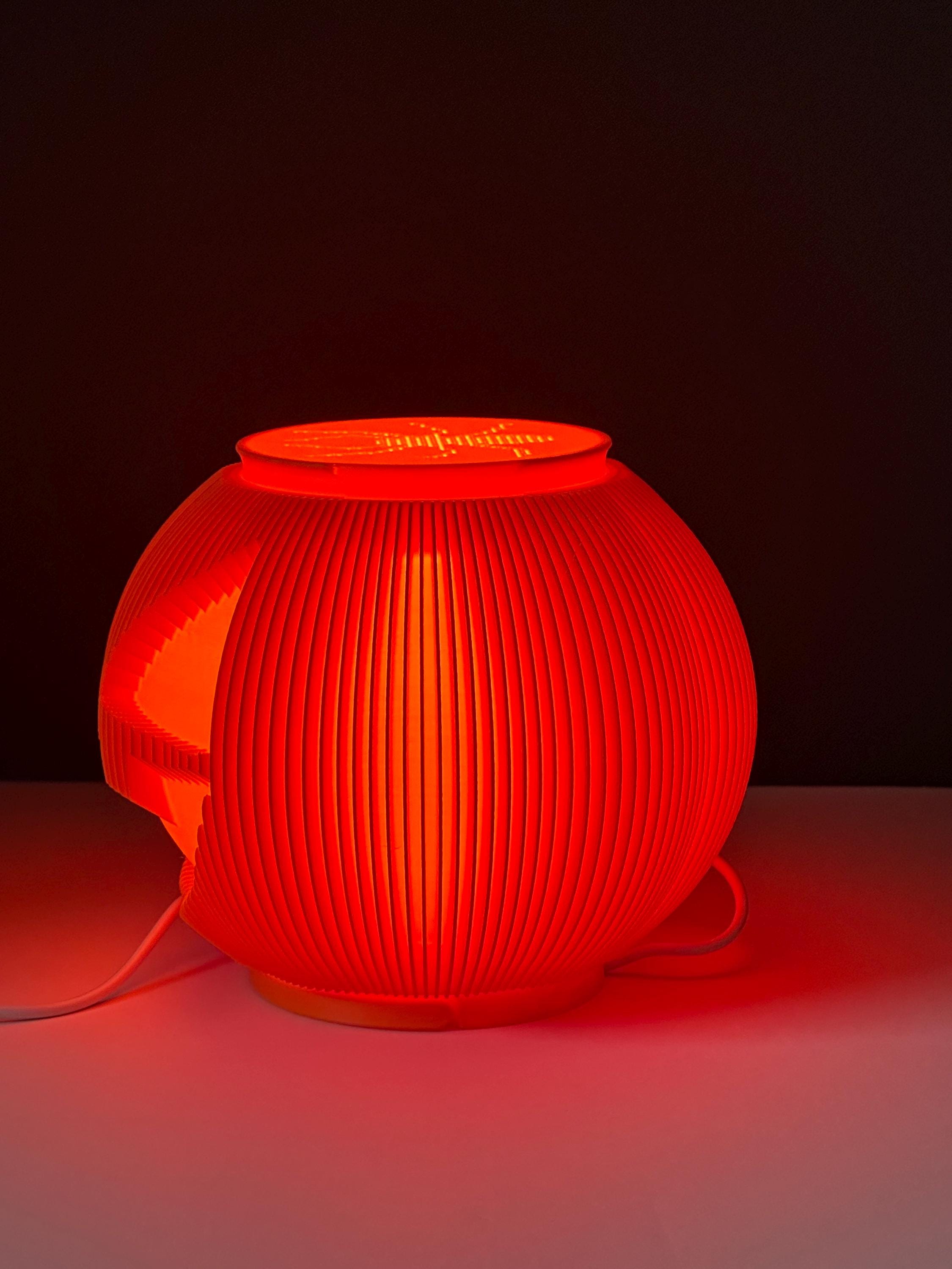 Halloween pumpkin lamp