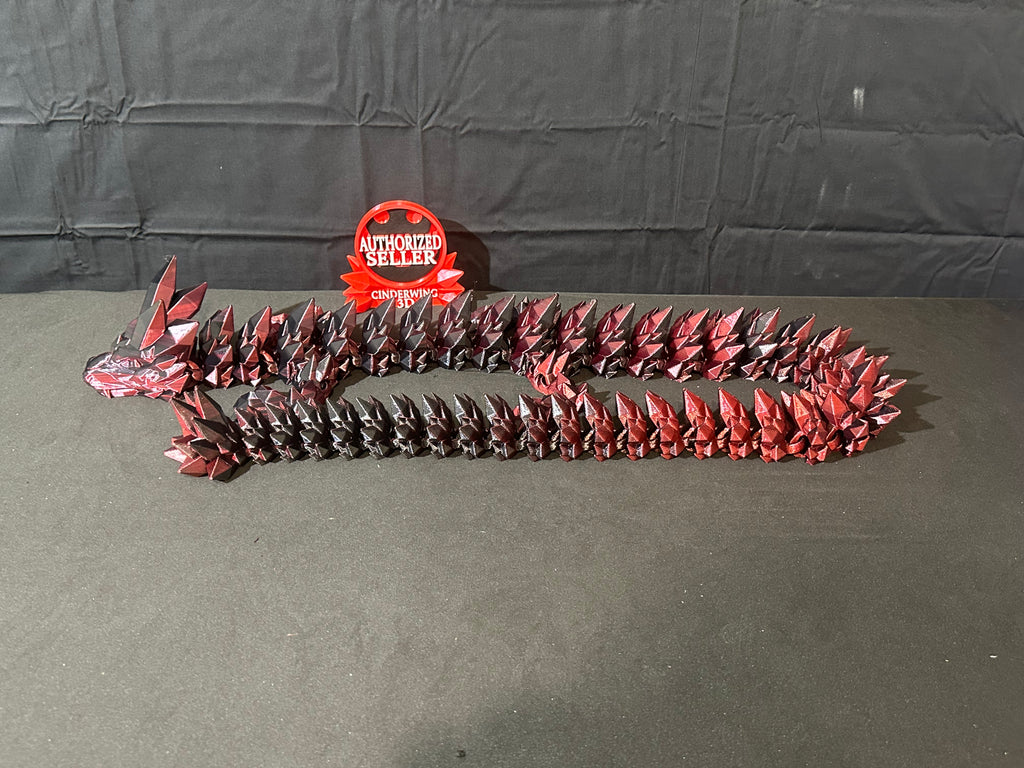 4’ Crystal dragon