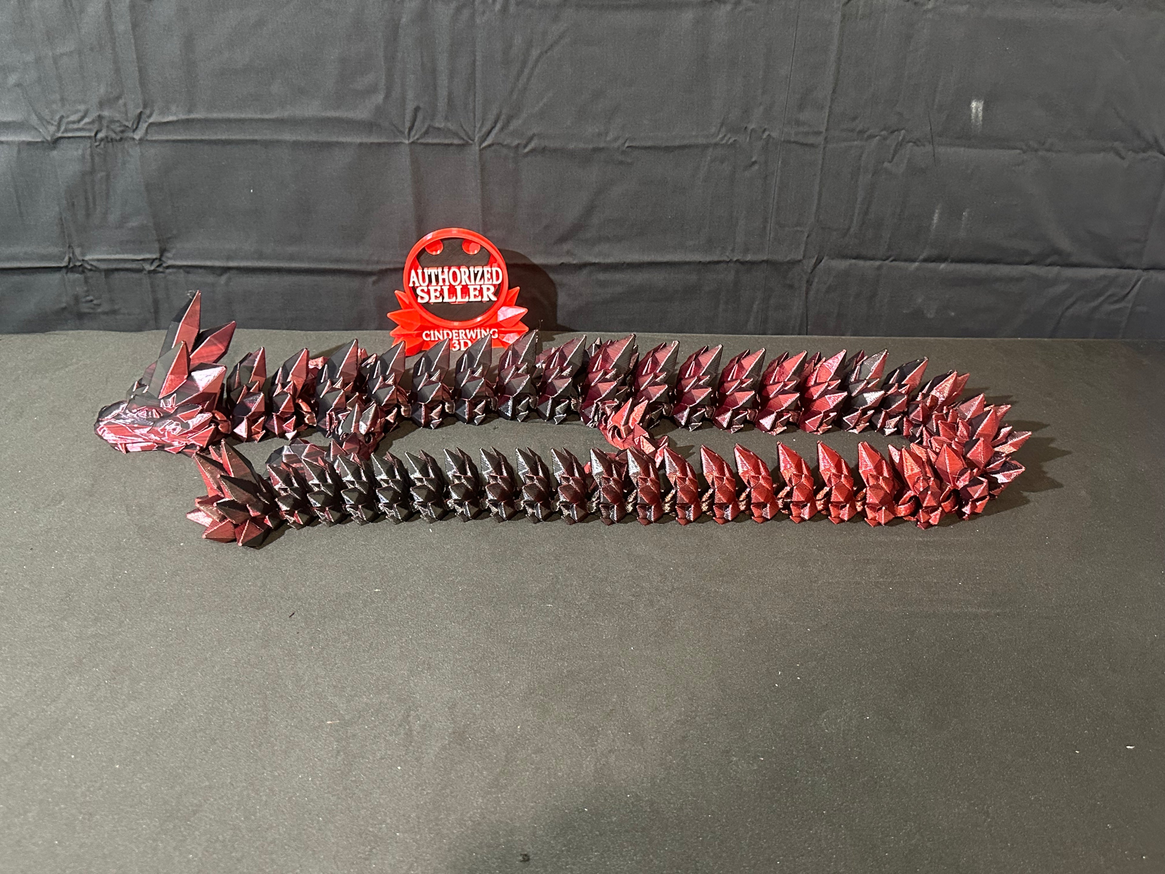 4’ Crystal dragon