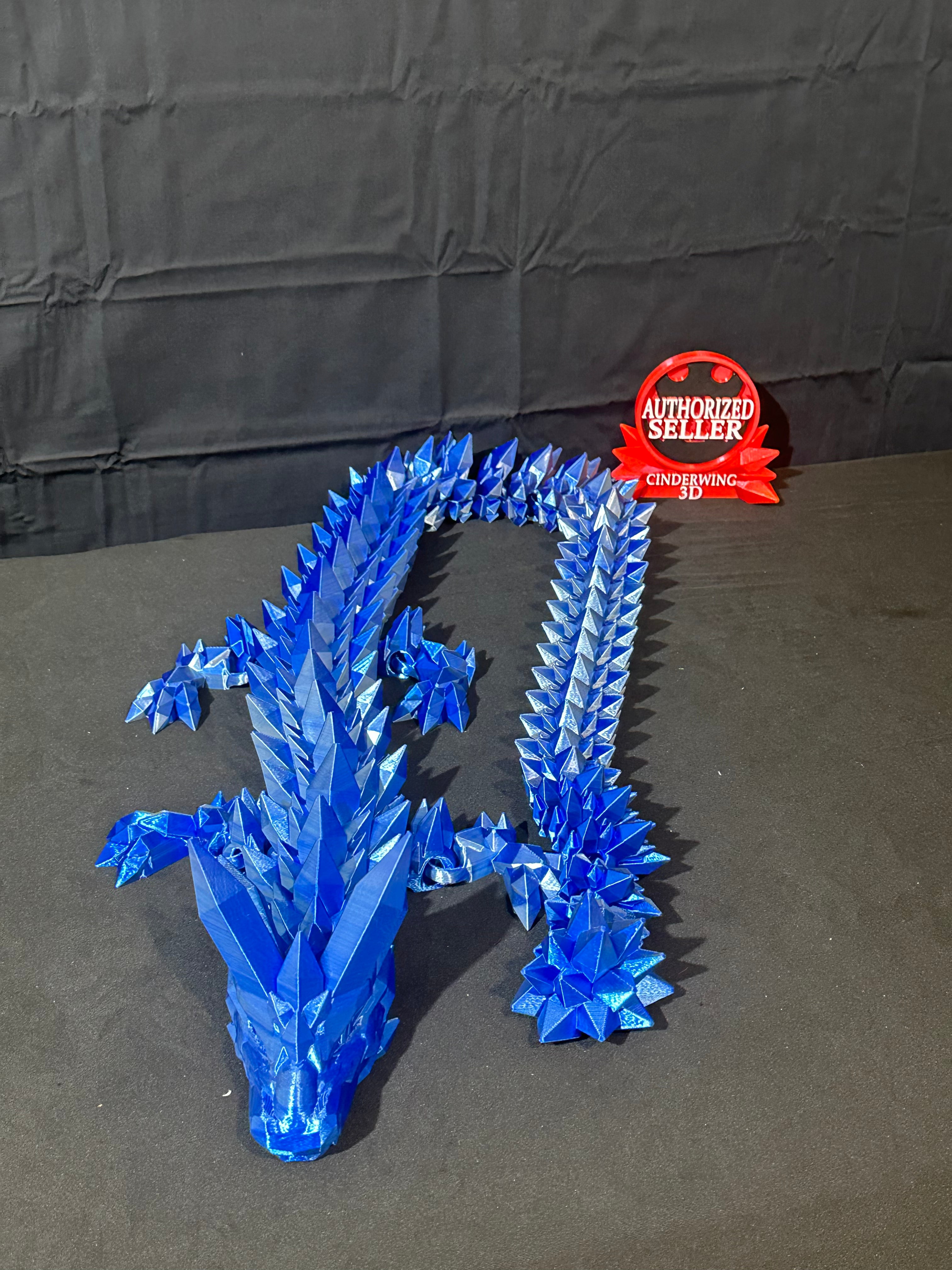 4’ Crystal dragon