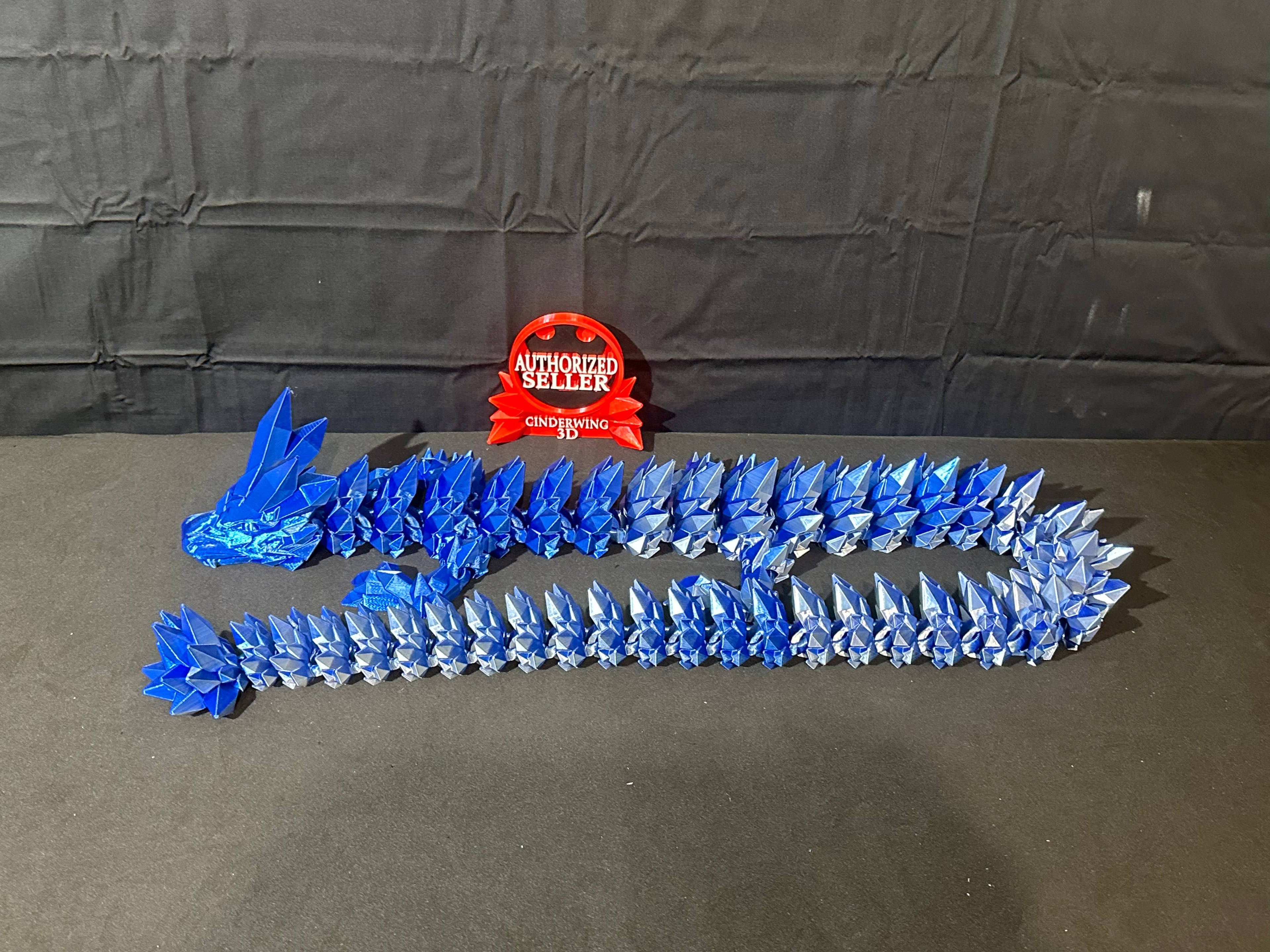 4’ Crystal dragon