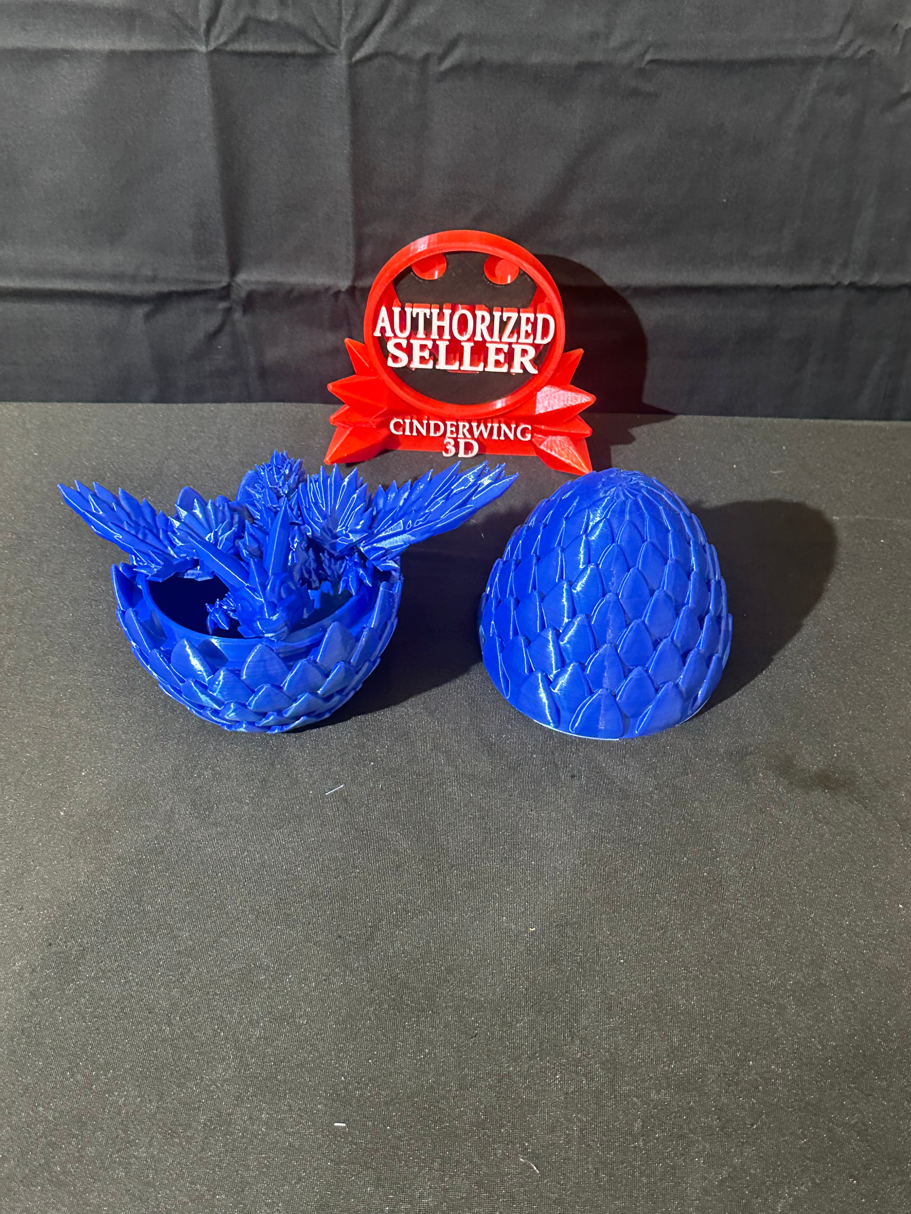 Dragon egg with baby dragon