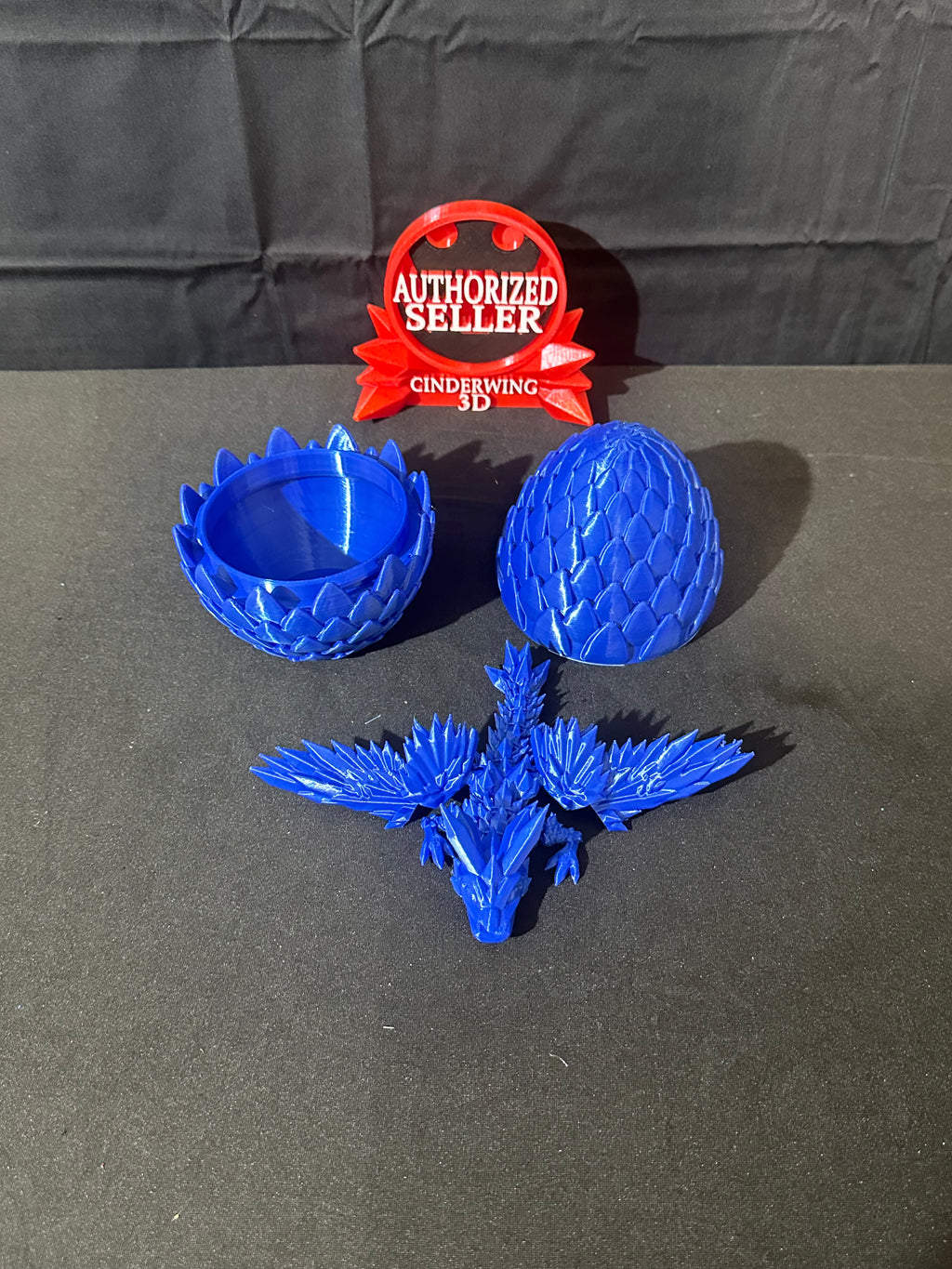 Dragon egg with baby dragon