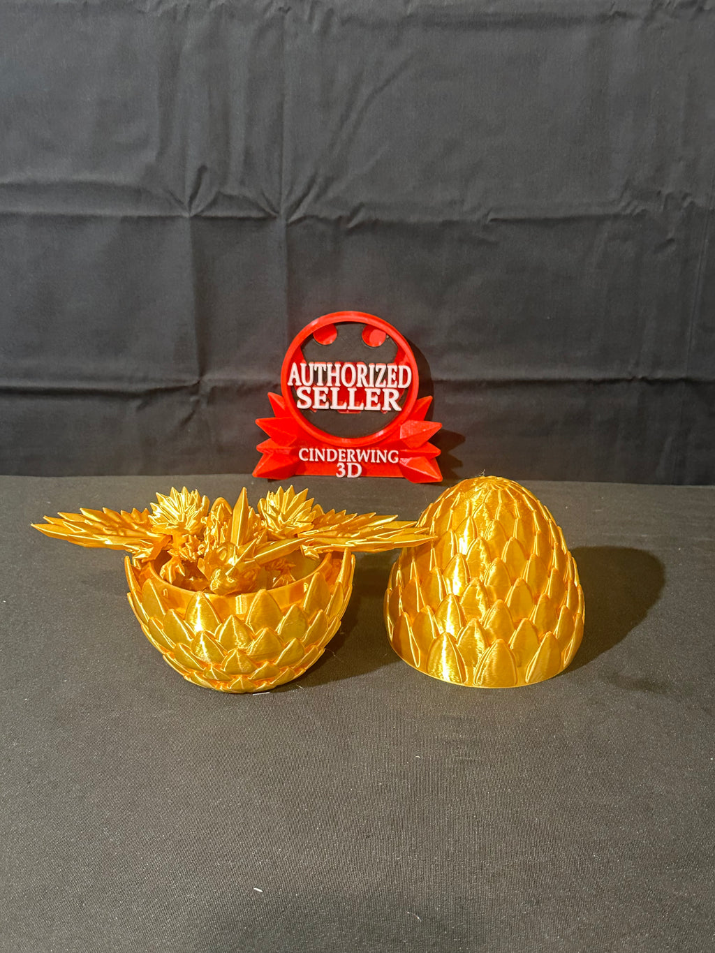 Dragon egg with baby dragon