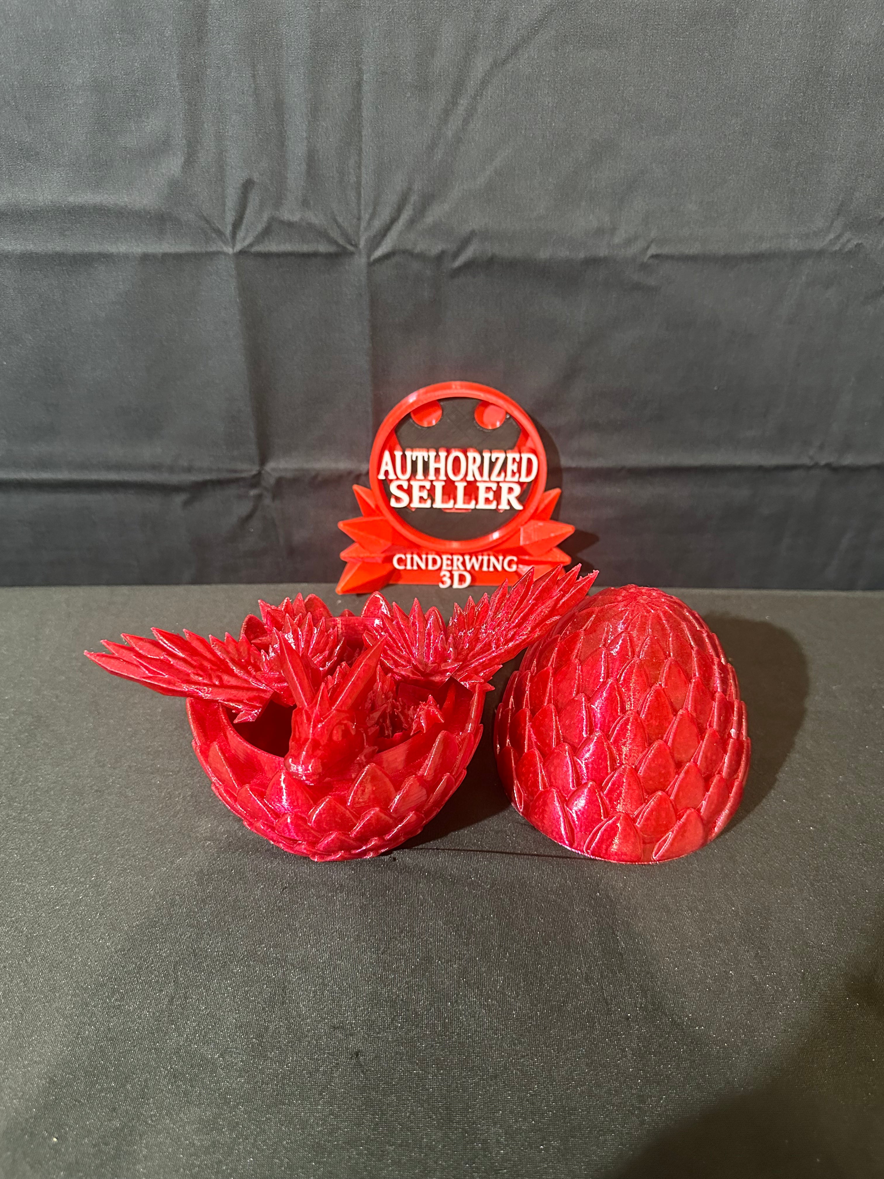 Dragon egg with baby dragon