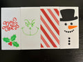Christmas themed lantern panels